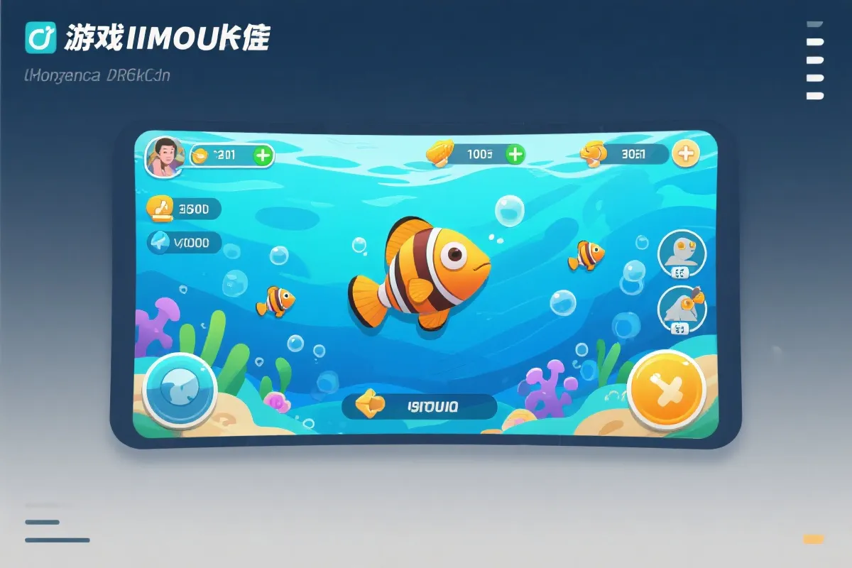 捕鱼达人手游界面示意