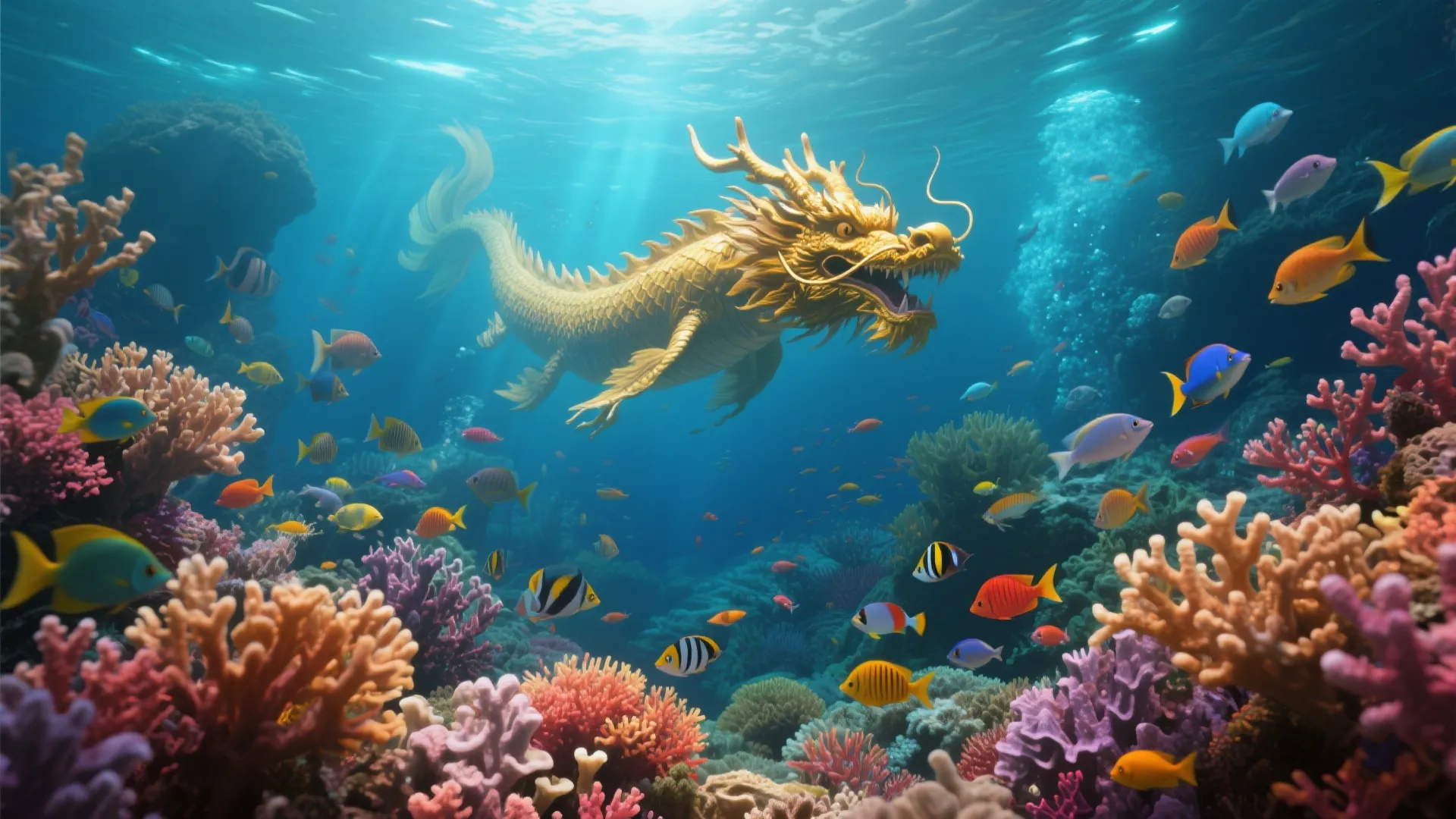深海捕鱼场景